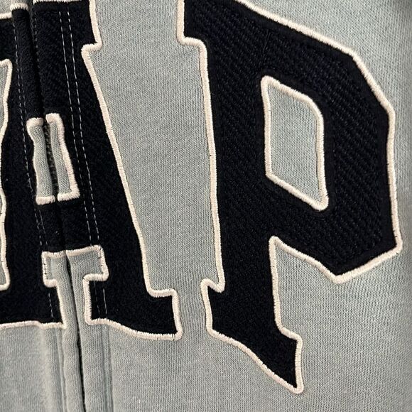 GAP Hoodie Applique Embroidered Letters New England Sky Color Unisex - Picture 5 of 10